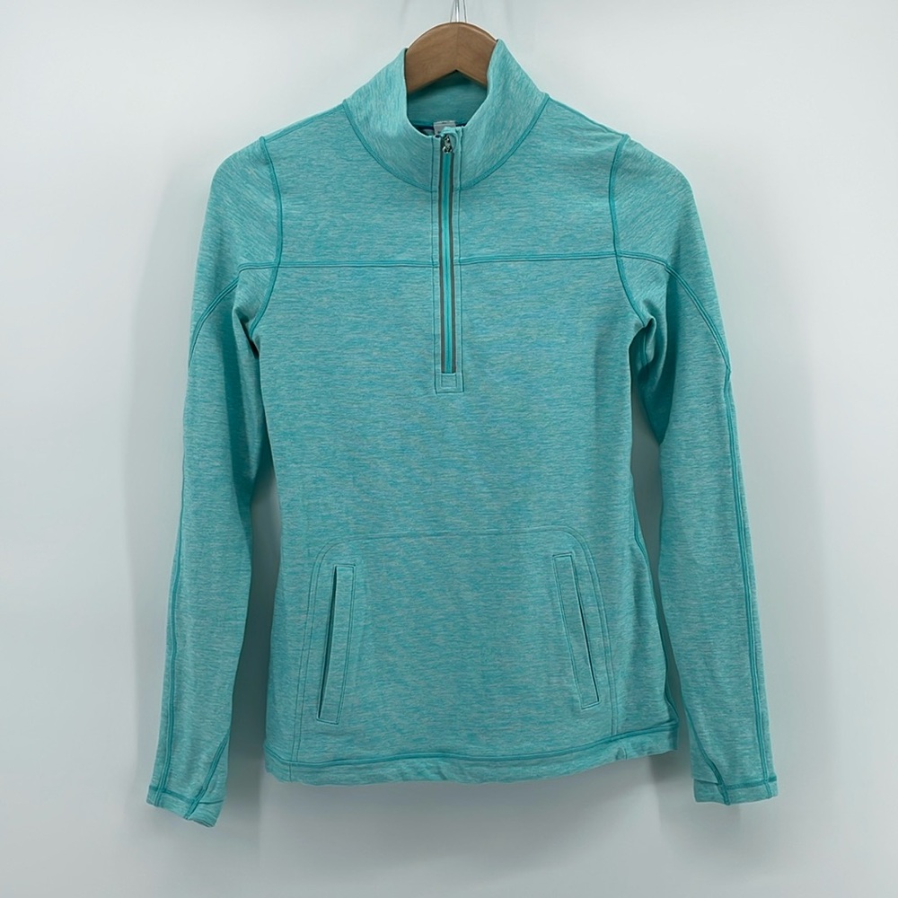 Ivivva 1/4 Zip Pullover in Blue 14 GIRL A19
